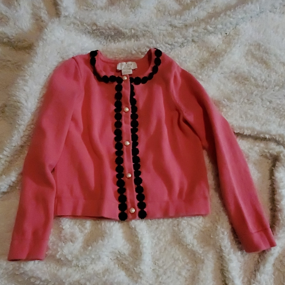 Kate Spade Cardigan with lace and pearl accents